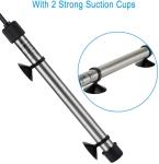 Submersible Pinpoint Hygger Aquarium Heater Saltwater Tank Titanium Tube