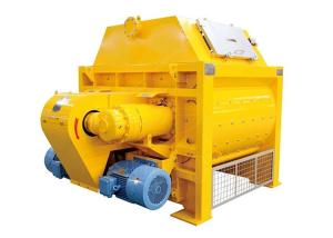 Quality Continuous Electric Forced Beton Twin Shaft Cement Concrete Mixer 1000 Litre Type wholesale