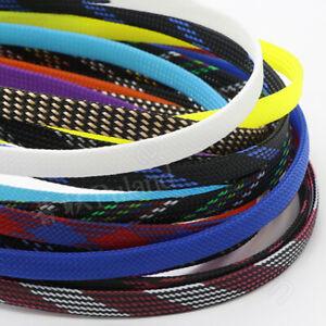 Quality Lightweight PA66 Braided Nylon Sleeve For Electric Wire Protection wholesale