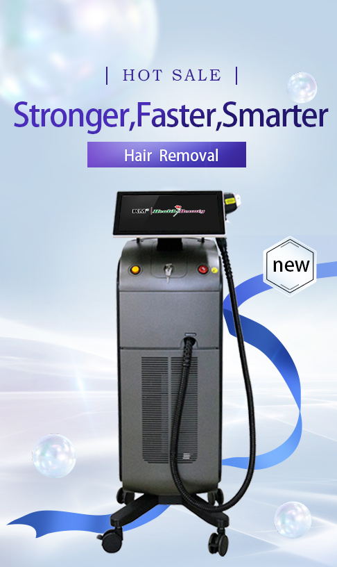 Painless Diode Laser Hair Removal Machine OEM ODM for Skin Tightening