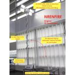 3.8m vehicle roof mount pneumatic telescopic mast light tower for fire tenders/