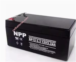 Quality NP12-3.3 12V 3.3Ah Vrla Battery Maintenance-free Battery New original Power Store wholesale