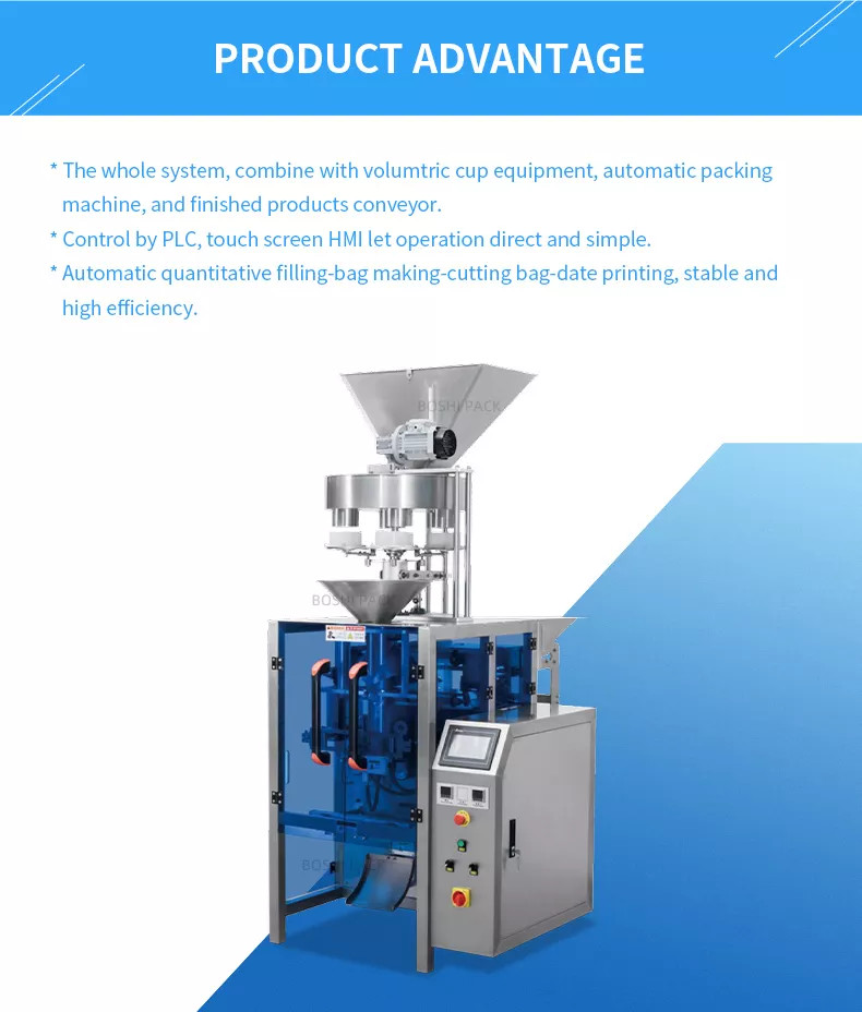 Automatic Granule Packing Machine For Volumetric Cup Pepper Spice