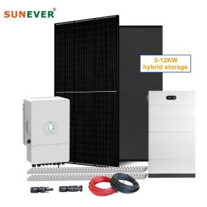Quality LiFePO4 Battery Hybrid Solar Energy System 3 Phase 5kw 8kw 10kw 48v wholesale