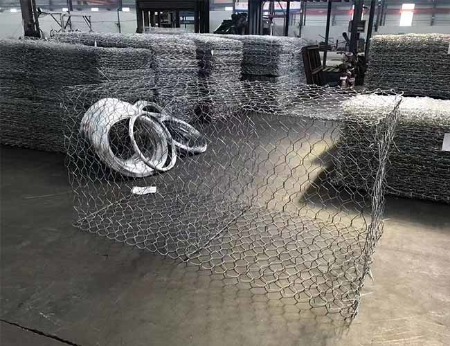 Stainless Steel Woven Gabion Wire Mesh B0x Hydraulic Engineering Rockfall Barrier Rustproof