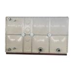 Industrial Above Ground Water Tank , UV Proof Rectangular Water Storage Tank