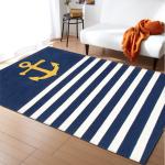 Colorful striped checkered new large carpet supply wholesale feather ins style