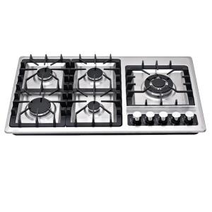Quality Outdoor Stainless Steel Built In Gas Stove 5 Burner wholesale