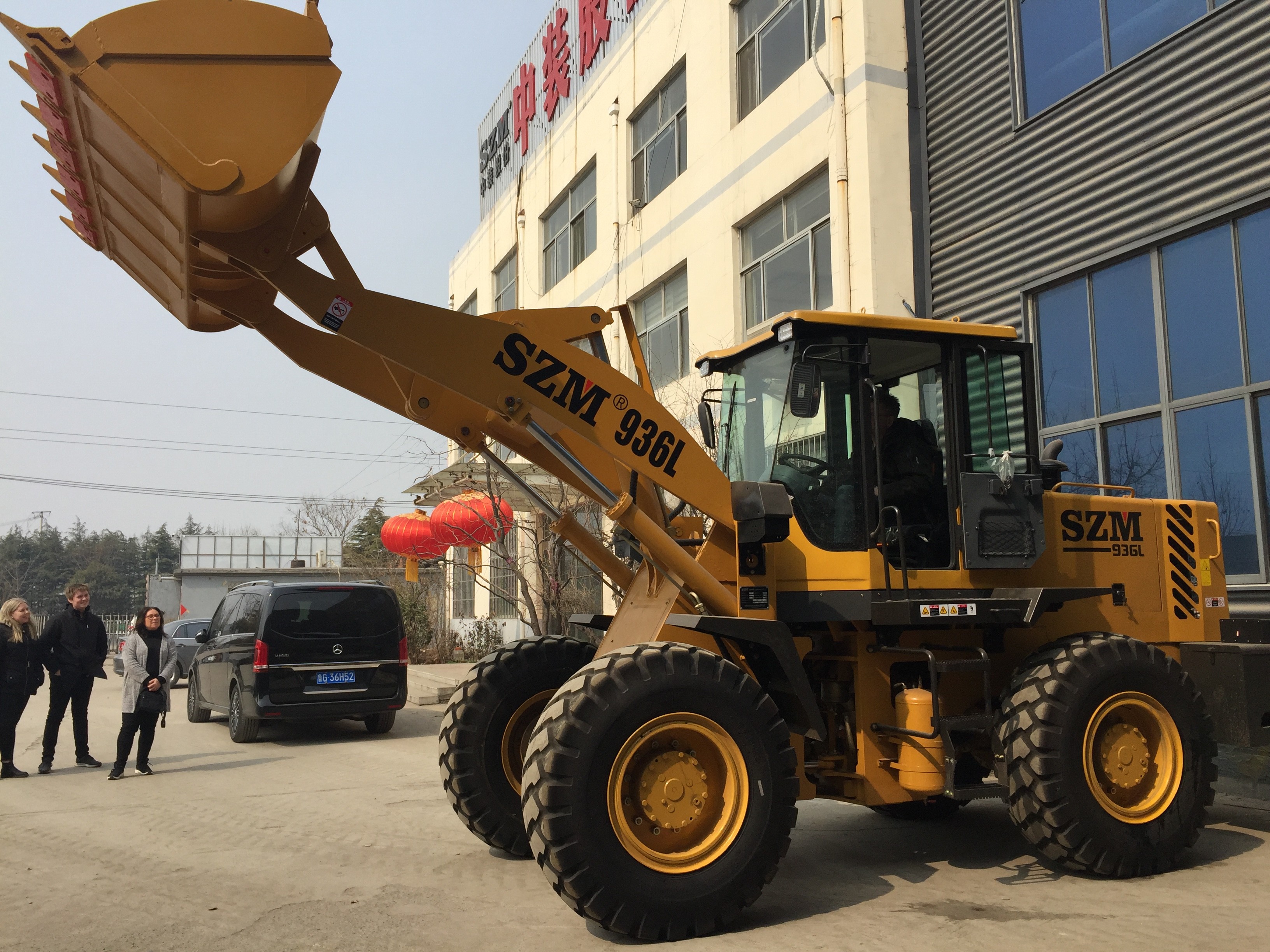 SZM936L 92kw 3 Ton Wheel Loader With 3m3 Bucket