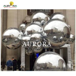 Quality Inflatable Floating Ball Advertising Decoration Disco Mirror Ball 1-5m Diameters wholesale