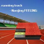 Waterproof Synthetic Rubber Running Track