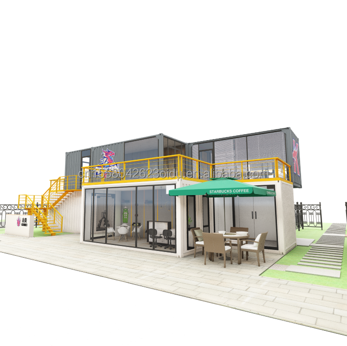 Galvanized Steel Square Tubes Main Structure for Custom Hotel Container House Design and Construction