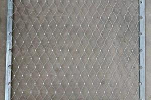 Black 30*30mm Aviary Mesh Netting Stainless Steel 2.0mm Cable Wire