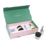 Smart Empty Black Magnetic Perfume Bottle Packaging Box With Eva Luxury Gift
