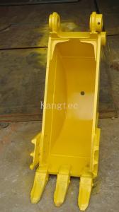 Quality Yellow Color Construction Machine Mini Ditching Bucket For Excavator 0.3m3 Capacity wholesale