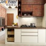 Solid Wooden Kitchen Cabinets With Kitchen Pantry Cupboards American Style