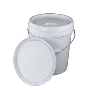 Quality Dia 26.7cm Round Plastic 20 Litre Paint Bucket With Lid 1000g wholesale