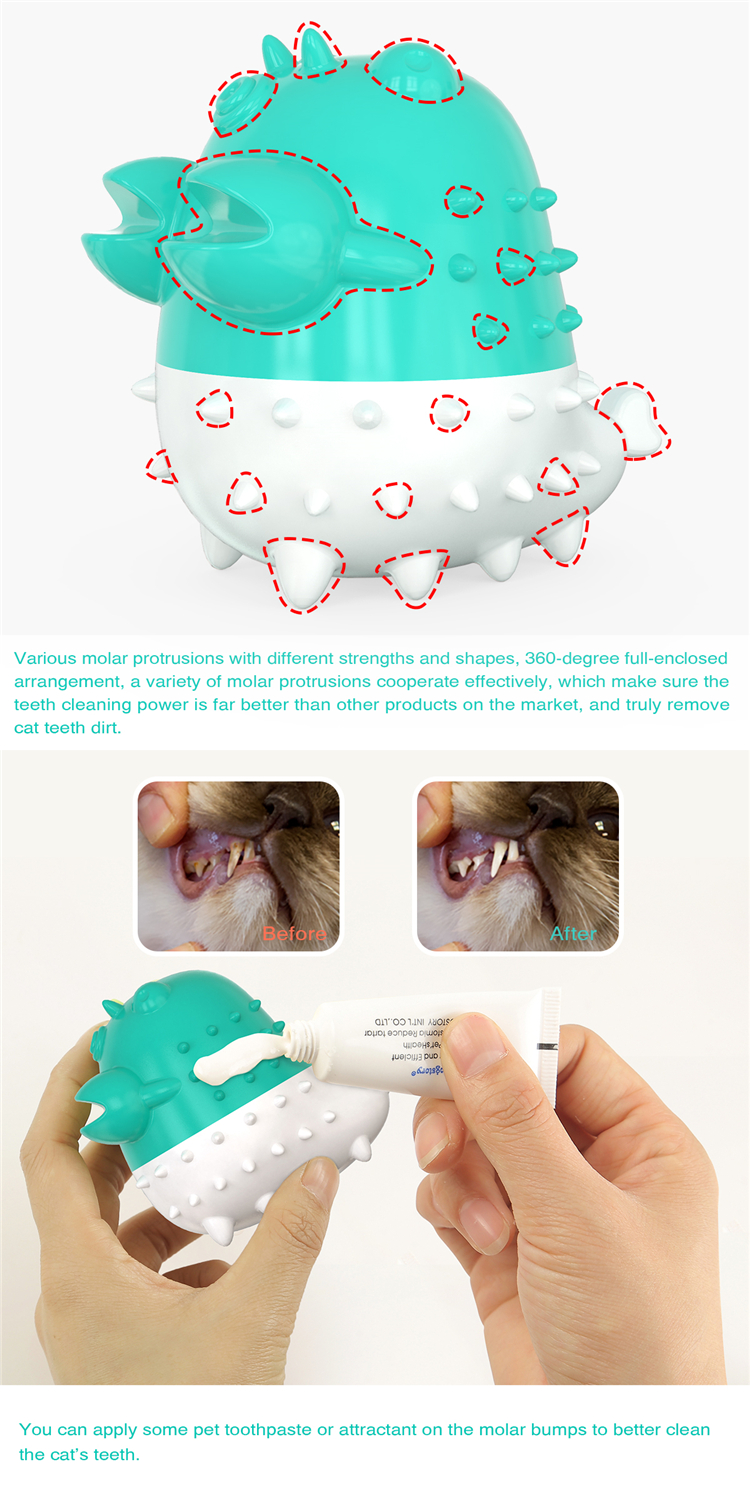 Lobster Shape Kitten Pet Electric Toothbrush For Cat Teeth Cleaning Toy