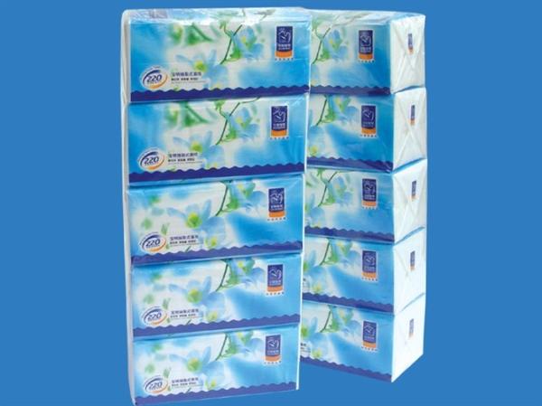 2 Ply Pull-out Soft Bag Facial Tissue Paper , virgin wood paper Restaurant