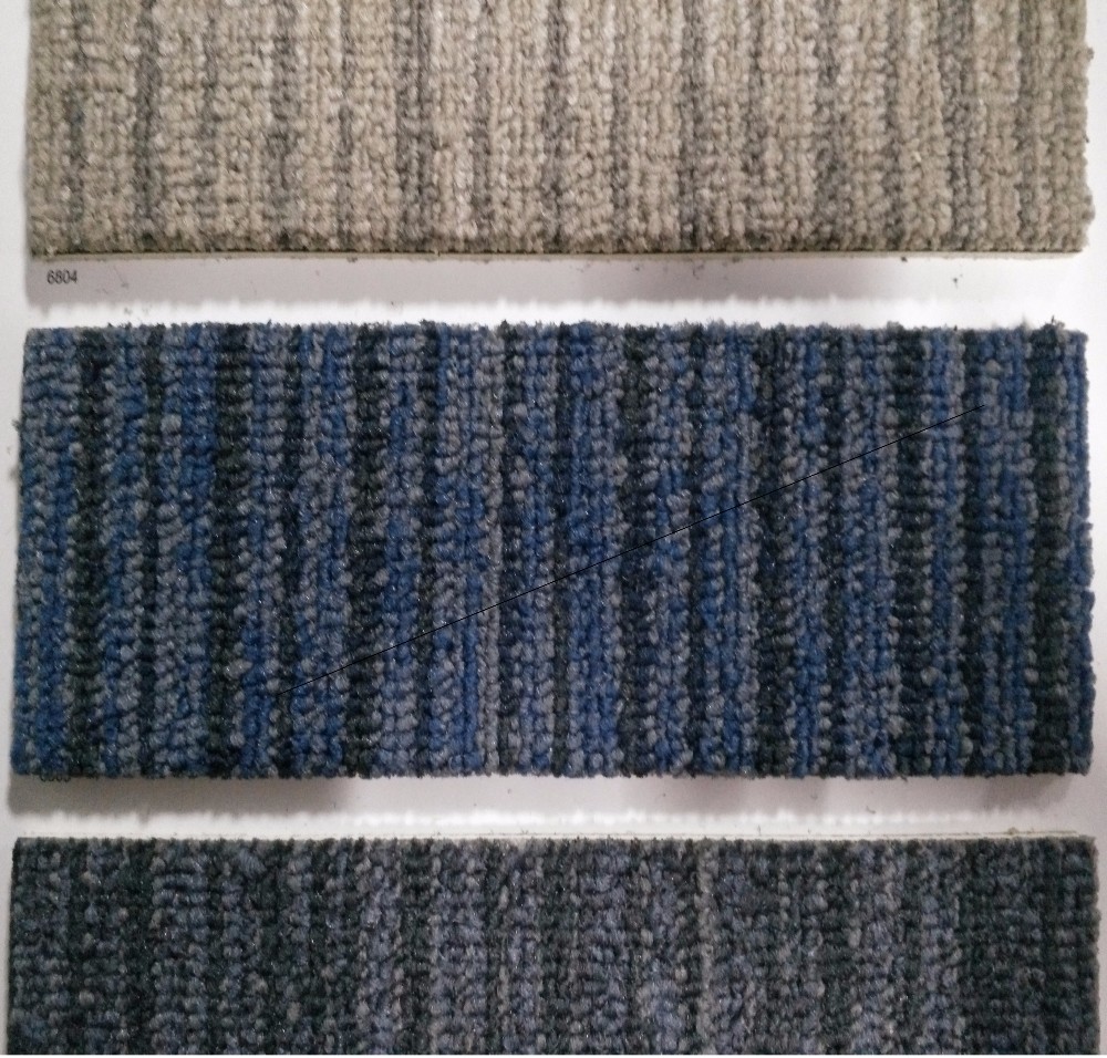 50*50cm Natural Woven Carpet , Flat Woven Natural Rug Multi - Level Loop
