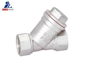 Quality BSP Brass Float Valve 232 Psi Brass Y Strainer Manual Power wholesale