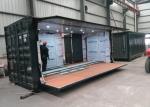 Welded Corrugated Plates Shipping Container Exhibition