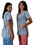 3 Pockets Hospital Scrub Suit Custom Logo Medical Doctors Maternity Scrubs