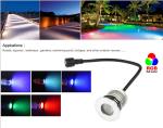 Waterproof IP67 LED Buried Light RGB full color lawn, ground, park spotlight