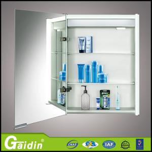 Quality Glass Mirror Modern Bathroom Cabinet Vanity with light wholesale