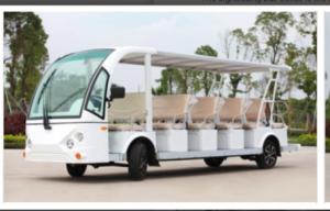 Quality 20 Seat Big Electric Sightseeing Car Electric Tourist Vehicles For Amusement Park wholesale