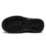 No Lace Cheales Safety Shoes Waterproof / Oil Resistant Shoes Black