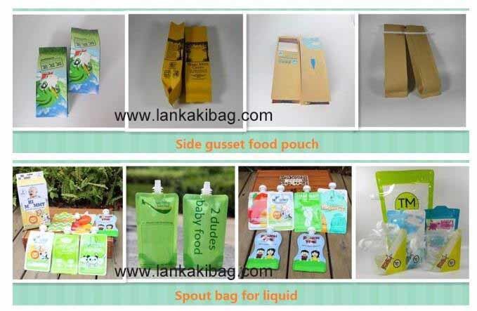 Pring Heal Seal OPP Flat Plastic Packaging Bag With Window For Nut And Snack