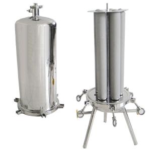 Quality Customized Flanged Connection Water Filter Housing for 25kg of Stainless Steel304/316L wholesale