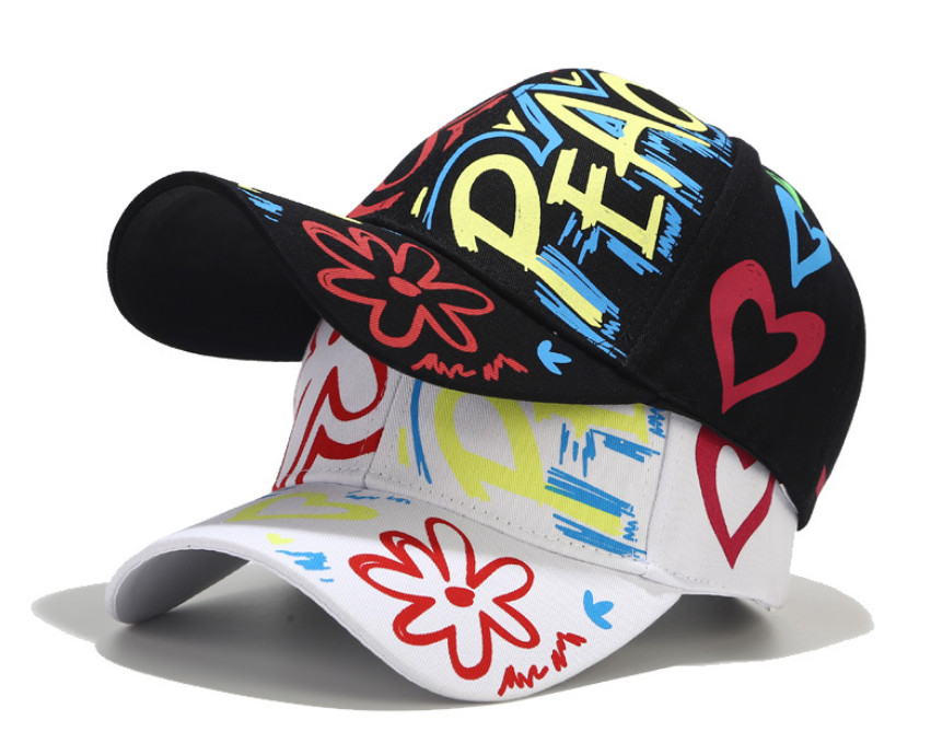 Women Casual Cotton Dance Mens Snapback Hats Hot Printed Baseball Caps For Hip Hop