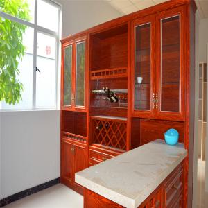 Quality Home Used Aluminium Fabrication Bookshelf Wine Glass Display Cabinet wholesale
