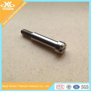 Quality Customized Gr5 alloy titanium slotted bolts wholesale