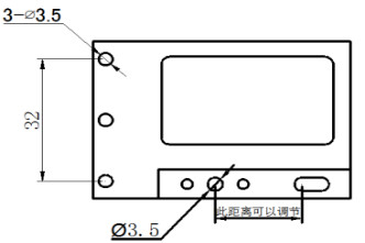 Cast Iron Surface Roughness Tester 330mm×180mm×12mm