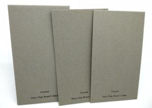 Quality Glossy AA 2mm 1300GSM Grey Chipboard , Degradable Grey Board Paper wholesale
