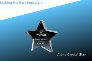 Quality glass star/crystal star/alone star/crystal stars award/crystal lonely star/glass stars wholesale