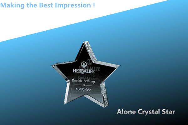glass star/crystal star/alone star/crystal stars award/crystal lonely star/glass