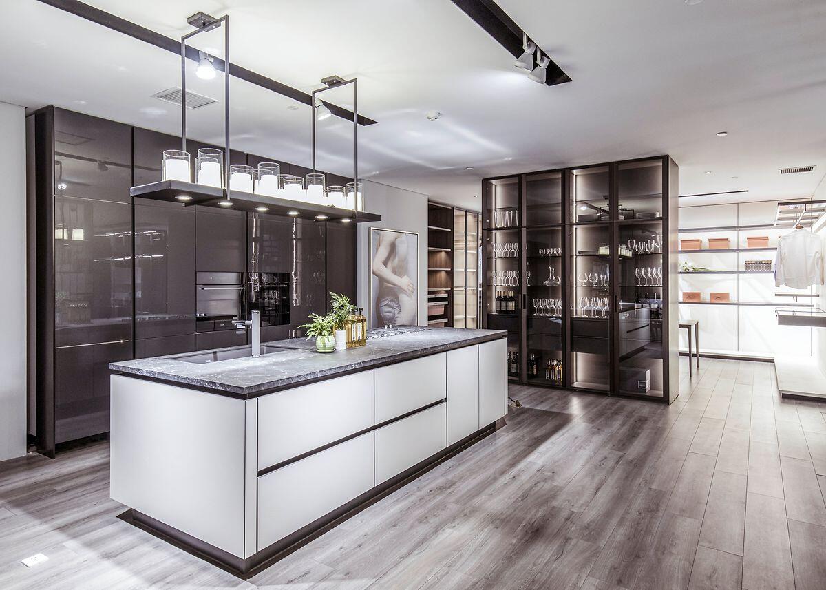 Modular Kitchen Cabinets Most Popular High Gloss Cabinet for House Villa Apartment
