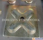 Square Pressed Waler Plate 120x120x6mm Conjunction Galvanized Finishing