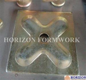 Quality Square Pressed Waler Plate 120x120x6mm Conjunction Galvanized Finishing wholesale
