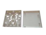ABS Plastic Fiber Optic Faceplate , Indoor 2C Sc Fiber Wall Plate