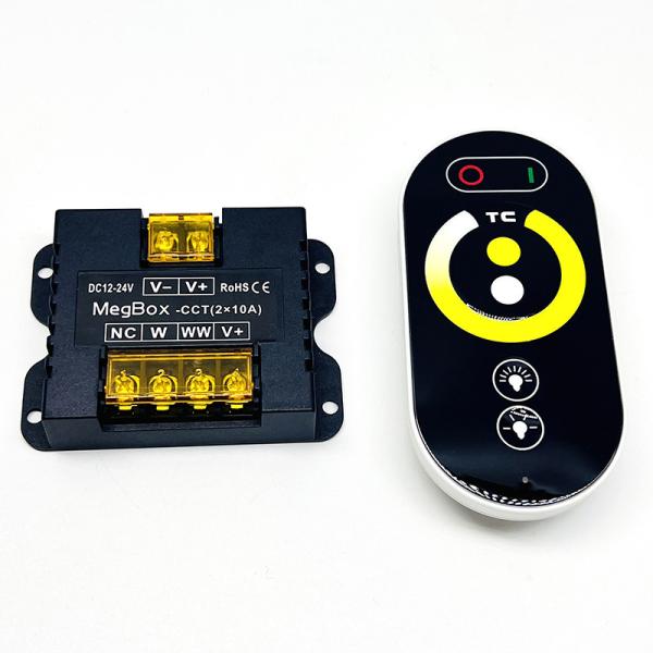 Cheap Color Temperature LED Controller Dimmer DC 12V DC 24V Remote Control for sale
