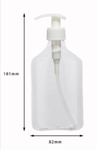 Quality PET 350ML Hand Sanitizer Shampoo Dispenser Empty Lotion Bottles wholesale