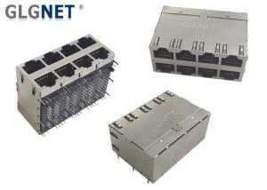 Quality 4 Channels 10G 2X4 Ports Magnetic RJ45 Jack wholesale