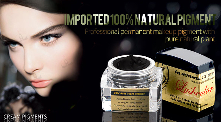 5 Ml Black Semi Permanent Makeup Pigments Microblading Ink For Eyebrow Tattoo