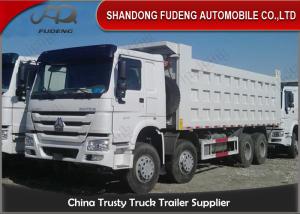 Quality 40 Tons 6 X 4 Semi Trailer End Dump Truck For Sand Stone Transportation wholesale