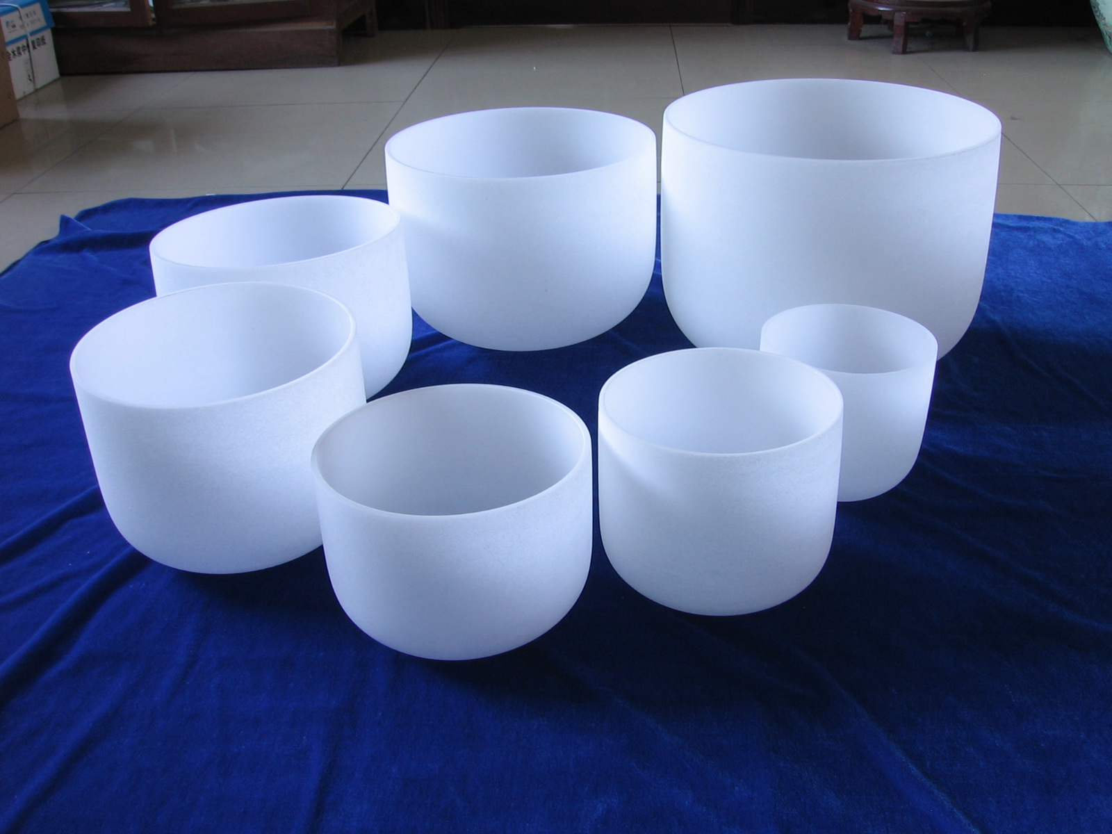 Frosted Quartz Singing Bowl